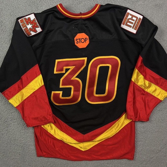Vintage Sibley Generals Hockey Jersey Minnesota MN St Paul Size L - Picture 6 of 8